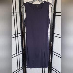 Ann Taylor Classic Navy Midi Dress